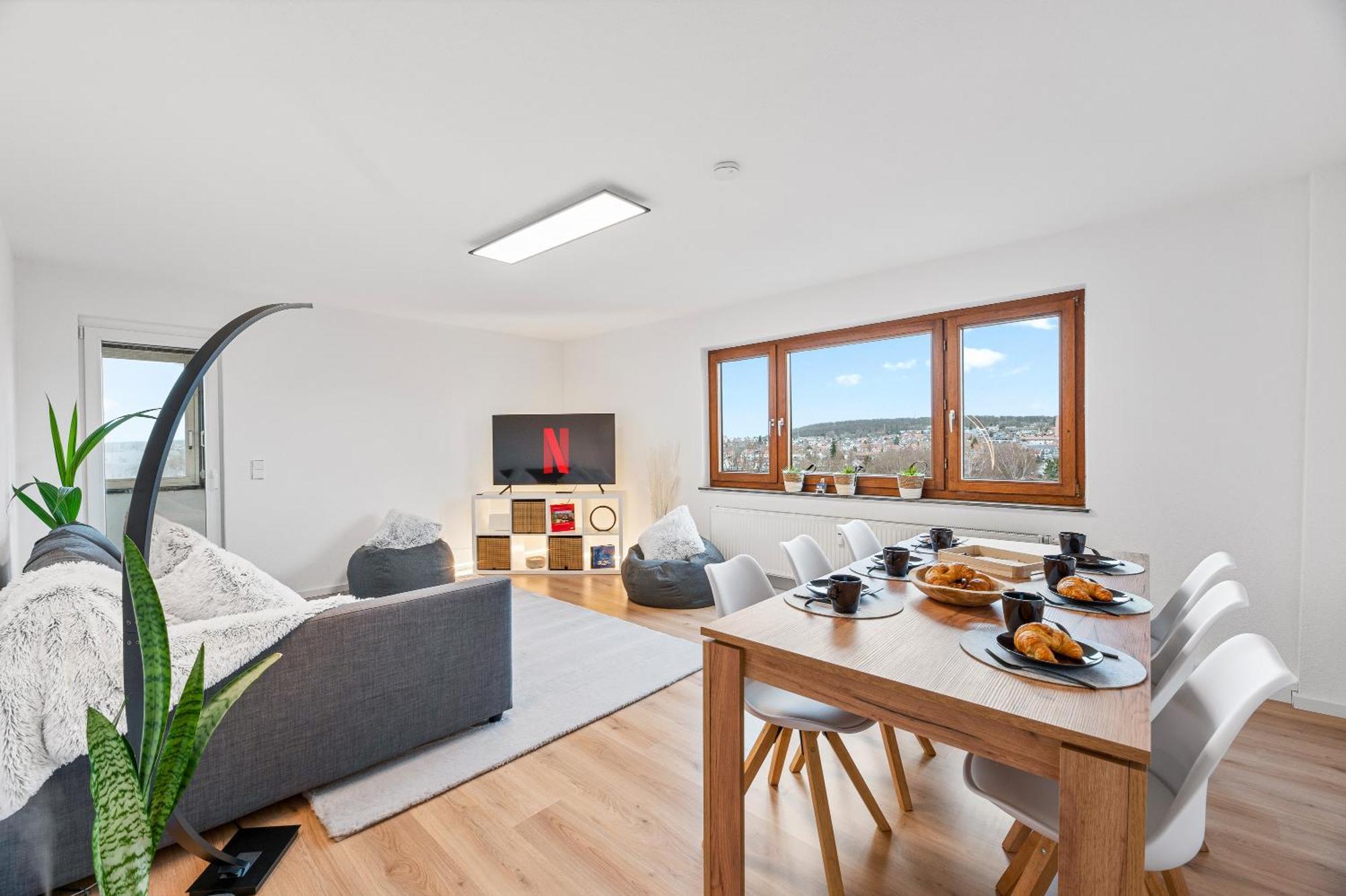 Neu: Stylische Suite Mit Ausblick Sindelfingen Esterno foto